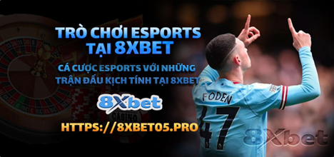 Khám phá sức hút bùng nổ của cá cược eSports tại 8xbet với những trận đấu kịch tính và trải nghiệm thú vị.